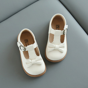 Lente Zomer Mary Jane Slip-On Schooluniform Feestjurk Schoenen Pu Lederen Strik Ademende Ronde Loafers Schooljurk Schoenen - Product Image 6