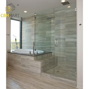 Porte de <span class=keywords><strong>douche</strong></span> en verre trempé rectangulaire moderne CBMmart, installation plus facile, porte de <span class=keywords><strong>douche</strong></span> fixe, porte de <span class=keywords><strong>douche</strong></span> à l'italienne - Product Image 4
