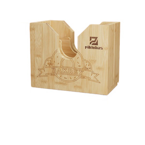 กล่องตัดขนมปังไม้ไผ่แบร์ฟสตาร์พร้อมที่วางเบเกิลและช่องเก็บของสำหรับใช้ในครัว - Product Image 5