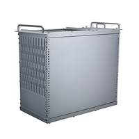 Boîtier de contrôle rackable 6U en aluminium certifié ISO9001 pour fabrication de tôlerie, avec poignée standard, IP54, argenté