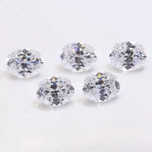 Circonia Cúbica Sintética de Alta Calidad, Forma Ovalada, Blanca, 5A, Gemas Sueltas para Joyería - Product Image 3