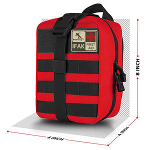 IFAK Medresq Factory-Price Mochila de emergencia de trauma de nailon individual Botiquín de primeros auxilios manual para emergencia de rescate táctico - Product Image 4