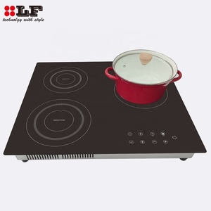 เตาแม่เหล็กไฟฟ้าแบบไฮบริด3หัวในตัวสำหรับเครื่องใช้ในครัว - Product Image 2