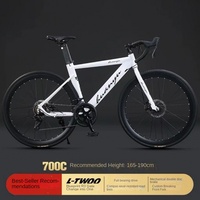 Vélo de route aérodynamique à guidon intégré à dégagement rapide, abordable pour hommes et femmes adultes, Chine