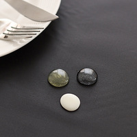 Nappe en polyester solide, imperméable, résistante à l'huile, rectangulaire, pour table à manger, housse de table basse