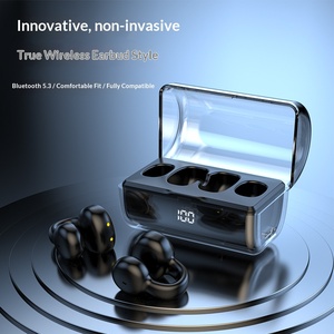Écouteurs Bluetooth FK8 à clip d'oreille, double écouteur avec affichage numérique, étui de chargement, écouteurs sportifs sans fil pour l'entraînement - Product Image 4