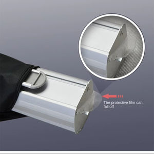 حامل لافتات قابل للطي من الألومنيوم خفيف الوزن وقابل للتعديل، مخصص للعرض في المعارض - Product Image 2