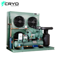 Unité de condensation industrielle de type ouvert avec compresseur scroll et moteur pour un fonctionnement écologique stable et des performances durables