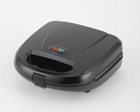 SUNWJN-Grille de cuisson électrique antiadhésive détachable, 6 en 1, 2 tranches, mini gaufrier, fabricant professionnel de panini pour sandwich