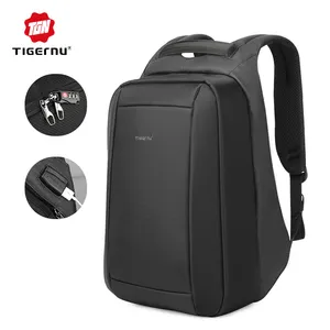 Tigernu mochila nomática, bolsa para laptop T-B3599 de 15 polegadas, social, à prova d'água, com fecho tsa antirrobo