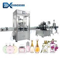 Ligne de production de machines de remplissage et de scellage automatiques linéaires CX pour flacons de parfum en verre, pour l'emballage de flacons de parfum