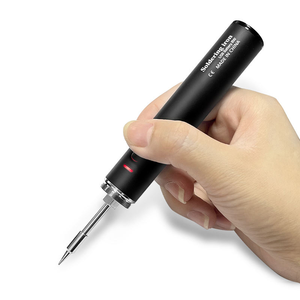 <span class=keywords><strong>Fer</strong></span> <span class=keywords><strong>à</strong></span> <span class=keywords><strong>souder</strong></span> USB <span class=keywords><strong>à</strong></span> batterie 18350, <span class=keywords><strong>rechargeable</strong></span> <span class=keywords><strong>sans</strong></span> <span class=keywords><strong>fil</strong></span> avec type-c, température réglable pour la soudure électronique - Product Image 1