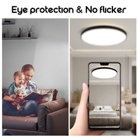 Ménage moderne Dimmable Anti-Moustique Étanche À La Poussière Salon Chambre Plafonnier/Plafonnier/Plafonnier Led