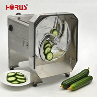 Trancheuse à bananes Horus, 110-240V, machine électrique pour couper les chips de bananes, 130 tr/min, machine à trancher les bananes, les concombres et les carottes