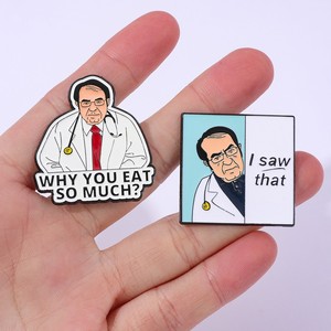 Broche Esmaltado Personalizado para Médicos: Crachá Inspirador para Bolsas e Acessórios de Vestuário – Atacado - Product Image 4