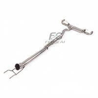 Silencieux d'échappement Catback en acier inoxydable avec soupape pour Mercedes Benz A45 CLA45 AMG 2.0T W177, kit de sonorisation sport à quatre sorties