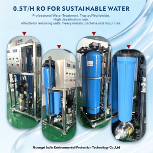 Système de filtration d'eau abordable 500L/H, équipement de purification par osmose inverse du fabricant d'origine pour les entreprises - Product Image 3