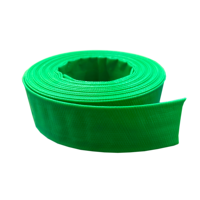 Tuyau d'irrigation plat en PVC de qualité export, tuyau de pompe à eau, 2, 3, 4, 5, 6 pouces, tuyau plat rouge pour l'irrigation