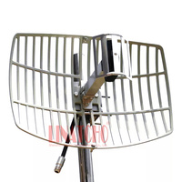 Antenne parabolique à polarisation verticale LINCHO LC2400PA16 2,4 GHz WIFI longue portée avec radôme en acier, gain de 16 dB, puissance maximale de 100 W
