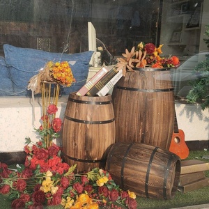 Armoire de présentation pour bouteilles de <span class=keywords><strong>vin</strong></span> en bois de chêne vintage, meuble de salon en bois massif thermostaté pour usage domestique - Product Image 4