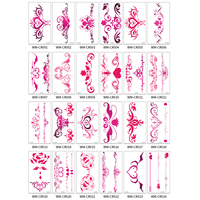 Nouveau Design femme poitrine tatouage autocollant Abdominal Sexy tentation tatouage autocollant adulte mâle et femelle taille charme tatouage autocollant