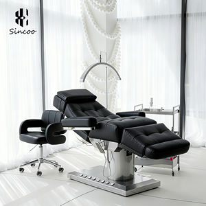 Giường <span class=keywords><strong>massage</strong></span> điện đa năng bọc da cao cấp mạ vàng bán buôn, giường làm đẹp, giường nối mi, giường chăm sóc da mặt - Product Image 6