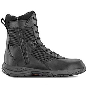 Botas Tácticas de Verano HBA08, Color Negro Bronceado, Cuero Genuino, Parte Superior de Malla Transpirable, Suela de Goma PU, Resistentes al Aceite y Antideslizantes - Product Image 1