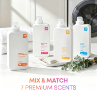 Lessive liquide concentrée 3X écologique et portable, 32 fl oz, 50 lavages, à base de plantes, sans colorants, OEM ODM Marque Privée