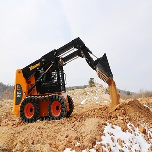 Nouveau produit phare en Corée : Chargeuse compacte à chenilles en caoutchouc OTT, mini-chargeuse sur pneus, technologie innovante sans problème - Product Image 2