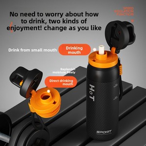 Nouvelle tasse isotherme portable en acier inoxydable à isolation sous vide avec couvercle à ouverture rapide, isolation 12-24 heures, anti-fuite, 550 ml, idéale pour les voyages et comme cadeau - Product Image 3