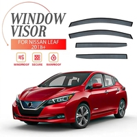 Visera para Ventana de Nissan Leaf 2018-2025, Precio de Fábrica, OEM, Protector de Lluvia, Deflector de Viento, Accesorios Exteriores para Auto, Venta al Por Mayor