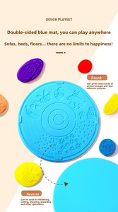 Ensemble de pâte à <span class=keywords><strong>modeler</strong></span> comestible en farine biologique, 6 couleurs, non toxique, de qualité alimentaire, jouet sensoriel pour les tout-petits et les enfants de 3 ans et plus - Product Image 5