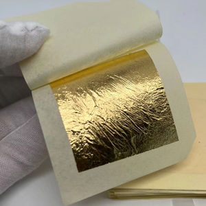 Xinlong Gold <span class=keywords><strong>Foil</strong></span> K98 24K 98% נייר זהב אמיתי 4.3cm Essence מדבקת יופי קוסמטית פסלי בודהה סמל תג חרוט - Product Image 1