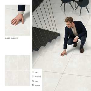 Ascoli Shine Double Charged Glossy Porcelain <b>Floor</b> Tiles Full Body Premium Surface 80x80cm - Product Image 3
