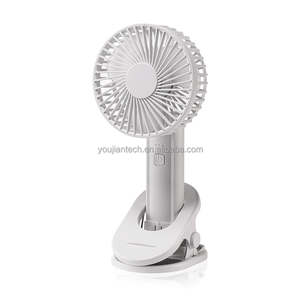 Mini ventilador de escritorio Clip personal recargable Ventilador de refrigeración de mano plegable Usb en verano Fácil de llevar para uso exterior - Product Image 1