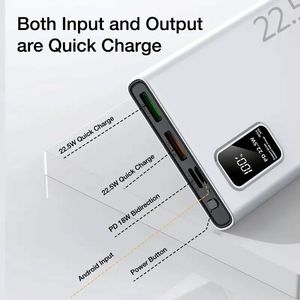 Cargador Portátil de 10000 mAh con Carga Rápida QC3.0 PD22.5w, Banco de Energía Portátil para Teléfono Móvil, Mini Banco de Energía - Product Image 6