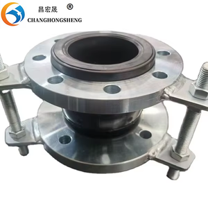Joint de dilatation <span class=keywords><strong>flexible</strong></span> en caoutchouc à <span class=keywords><strong>double</strong></span> bride galvanisé de <span class=keywords><strong>sortie</strong></span> d'usine raccords de tuyauterie d'expansion limitée avec bride - Product Image 1