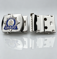 Hebilla de Cinturón de Metal Fundido a Presión Personalizada, Diseño Moderno y Tradicional, Acabado en Esmalte, Niquelado, Hebilla de Cinturón de Seguridad