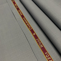 Tissu sergé uni en polyester/viscose 80/20 pour costumes masculins, tissu pour thobe arabe, tissu de confection