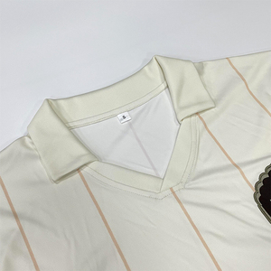 Camisetas de fútbol manga larga personalizadas sublimación diseño poliéster bordado Logo fútbol Jersey - Product Image 4