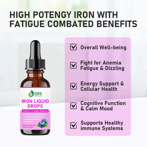 High Quality Iron Liquid Drops with Iron High Potency Iron with Multivitamin Plus Magnesium Easy to Take and Easy to Absorbed - Product Image 3