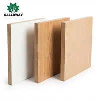 Tablero de MDF de 18 mm, Lámina de HDF Cruda Lisa, Grado E1 E0, Tablero de Fibra de Densidad Media para Muebles de Interior, Pisos, Armarios, Librerías