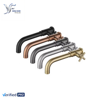 Robinet d'eau froide simple à design dissimulé YF OEM |   Robinet mural pour jardin extérieur, balcon domestique et utilisation de la piscine à serpillière