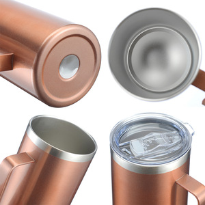 Aggiornamento 2026: Tumbler in Acciaio Inox da 24oz a Doppio Isolamento, Ecologico, Personalizzabile, Tazza da Viaggio per Caffè Caldo e Freddo, Termica - Product Image 4