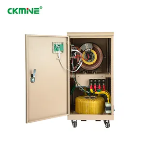CKMINE özelleştirilmiş Servo Motor AVR SVC serisi 20KVA 15kva 15kw AC tek fazlı 220V otomatik voltaj regülatörü sabitleyici