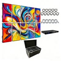 Écran LED couleur portable Pushun en aluminium 500x500mm 500x1000mm pour événements, publicité intérieure/extérieure, location, 4K, étanche IP65