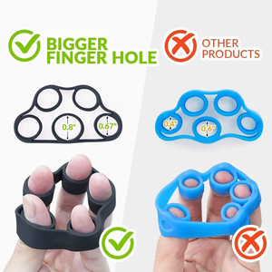 Alat Latihan Kekuatan Genggaman Tangan Silikon, Pelatih Latihan Otot Lengan Bawah dengan Pereda Nyeri Jempol - Product Image 3