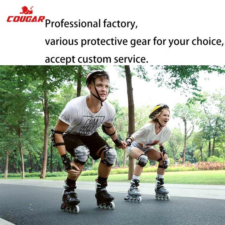 Ensemble De Protection Pour Patins à Roulettes Pour Adultes: Genouillères, Coudières Et Protège-Poignets Réglables