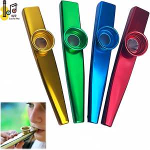 Privé-Ontwerp Kazoo Een <span class=keywords><strong>Instrument</strong></span> Voor Muziek Beginners Populair In De Wereld Te Verbinden Met Vele Muziekinstrument Metalen Kazoos - Product Image 1