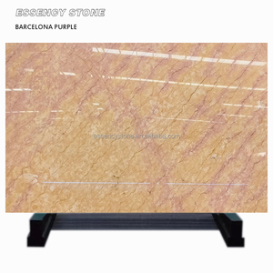 Losas de mármol púrpura de <span class=keywords><strong>Barcelona</strong></span>, losa de mármol púrpura y dorado, mármol de estilo de renovación de spa para mujer para pared de baño y tocador - Product Image 1